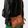 Mini Flamenco-clutch i nappa-kalveskinn