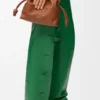 Mini Flamenco-clutch i nappa-kalveskinn