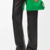 Mini Flamenco-clutch i nappa-kalveskinn