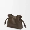 Mini Flamenco-clutch i nappa-kalveskinn