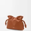 Mini Flamenco-clutch i nappa-kalveskinn