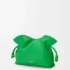 Mini Flamenco-clutch i nappa-kalveskinn