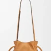 Mini Flamenco-clutch i nappa-kalveskinn
