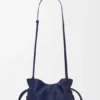 Mini Flamenco-clutch i nappa-kalveskinn