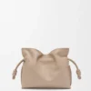 Mini Flamenco-clutch i nappa-kalveskinn
