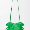 Mini Flamenco-clutch i nappa-kalveskinn