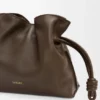 Mini Flamenco-clutch i nappa-kalveskinn