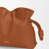 Mini Flamenco-clutch i nappa-kalveskinn