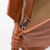 Mini Flamenco-clutch i nappa-kalveskinn