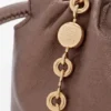 Mini Flamenco Purse i kalveskinn med moiré-mønster