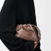Mini Flamenco Purse i kalveskinn med moiré-mønster