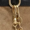 Mini Flamenco Purse i rynket nappa-kalveskinn