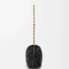 Mini Flamenco Purse i rynket nappa-kalveskinn