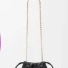 Mini Flamenco Purse i rynket nappa-kalveskinn