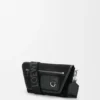 Mini Flex Messenger i lerret og semsket skinn Mini Flex Messenger i lerret og semsket skinn