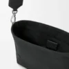 Mini Flex Messenger i lerret og semsket skinn Mini Flex Messenger i lerret og semsket skinn