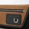 Mini Flex Messenger i lerret og semsket skinn Mini Flex Messenger i lerret og semsket skinn