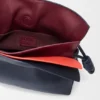 Mini-lagdelt Flamenco-clutch i nappa-kalveskinn