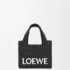 Mini Loewe Font Tote i raffia Mini Loewe Font Tote i raffia