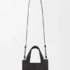 Mini Loewe Font Tote i raffia Mini Loewe Font Tote i raffia