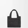 Mini Loewe Font Tote i raffia Mini Loewe Font Tote i raffia