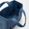 Mini Loewe Font Tote i raffia Mini Loewe Font Tote i raffia