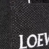 Mini Loewe Font Tote i raffia Mini Loewe Font Tote i raffia
