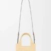 Mini Loewe Font Tote i raffia Mini Loewe Font Tote i raffia