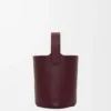 Mini Pebble Bucket-veske i glatt kalveskinn Mini Pebble Bucket-veske i glatt kalveskinn