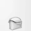 Mini Puzzle Edge-veske i laminert lammeskinn Mini Puzzle Edge-veske i laminert lammeskinn