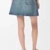 Miniskjørt i denim