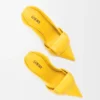 Origami Con-pumps med klaff bak i lammeskinn Origami Con-pumps med klaff bak i lammeskinn