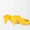 Origami Con-pumps med klaff bak i lammeskinn Origami Con-pumps med klaff bak i lammeskinn