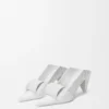 Origami-pumps med klaff bak i lammeskinn