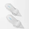 Origami-pumps med klaff bak i lammeskinn
