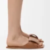 Origami-sandaler i lammeskinn Origami-sandaler i lammeskinn