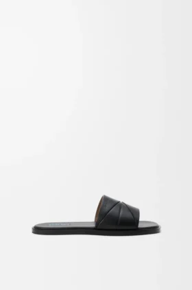 Origami-sandaler i mykt kalveskinn