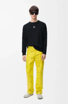 Oversized Fit Long Sleeve T-Shirt i bomull