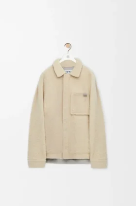 Overskjorte i shearling