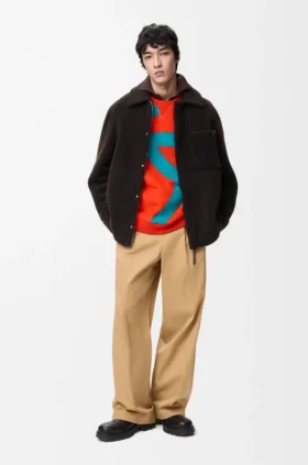 Overskjorte i shearling
