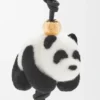 Panda-smykke i filt og kalveskinn Panda-smykke i filt og kalveskinn