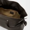 Panta Medium Flamenco-clutch i skinnende kalveskinn