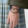 Pebble-armbånd i kalveskinn Pebble-armbånd i kalveskinn
