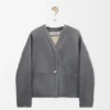 Pebble-cardigan i shearling Pebble-cardigan i shearling