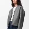 Pebble-cardigan i shearling Pebble-cardigan i shearling