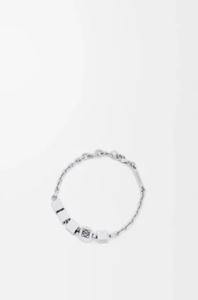 Pebble Cube-armbånd i sterlingsølv
