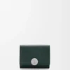 Pebble-lommebok med tre folder i kalveskinn med Pebble-struktur