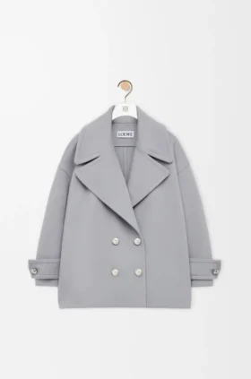 Pebble-peacoat i ull Pebble-peacoat i ull