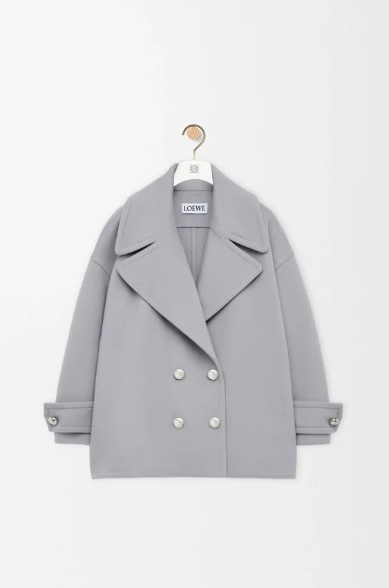 Pebble-peacoat i ull Pebble-peacoat i ull