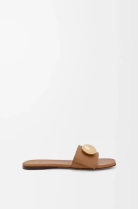 Pebble-sandaler i mykt kalveskinn